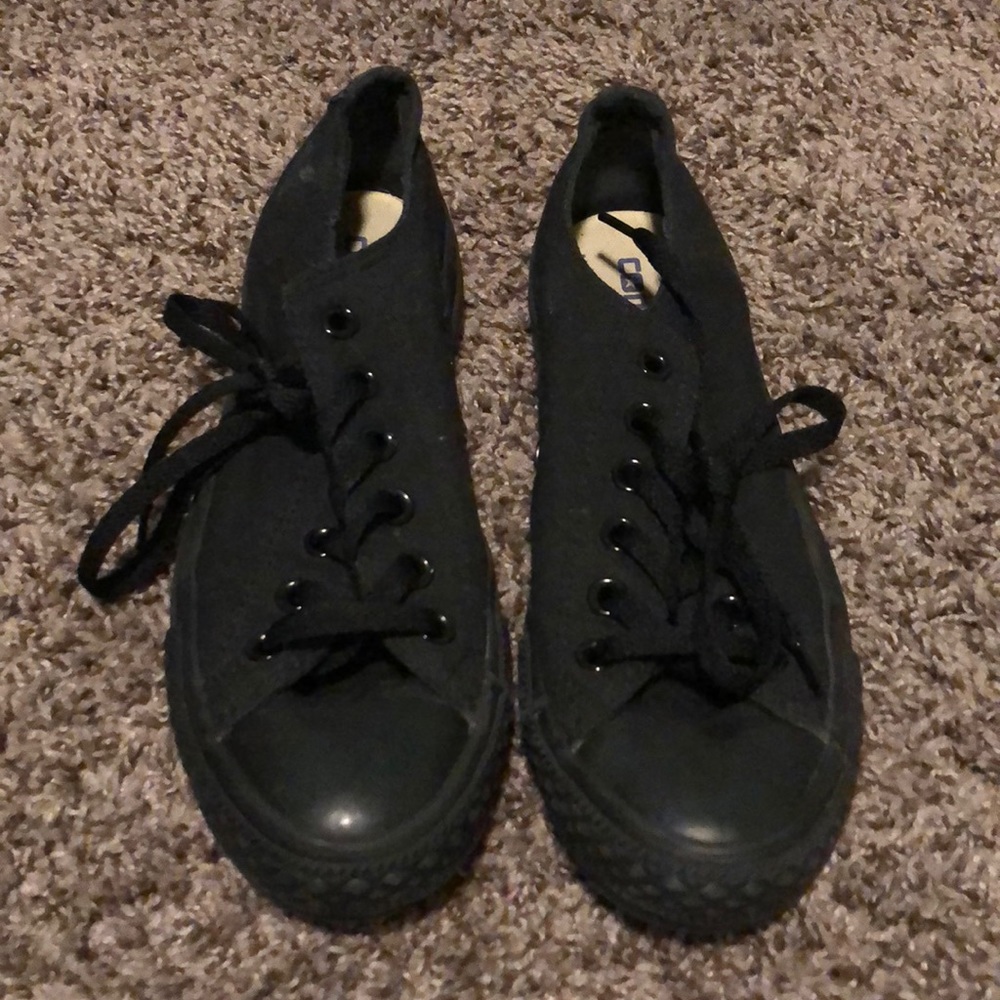 All black converse